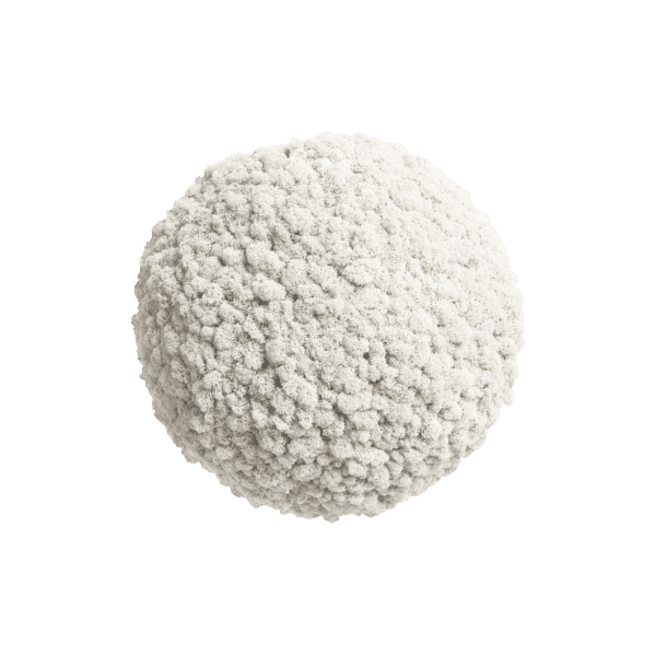 Polarmoss Sphere. Round shape and colored reindeer moss interior design element. Color Lichen 01. SizeØ 37 cm (14